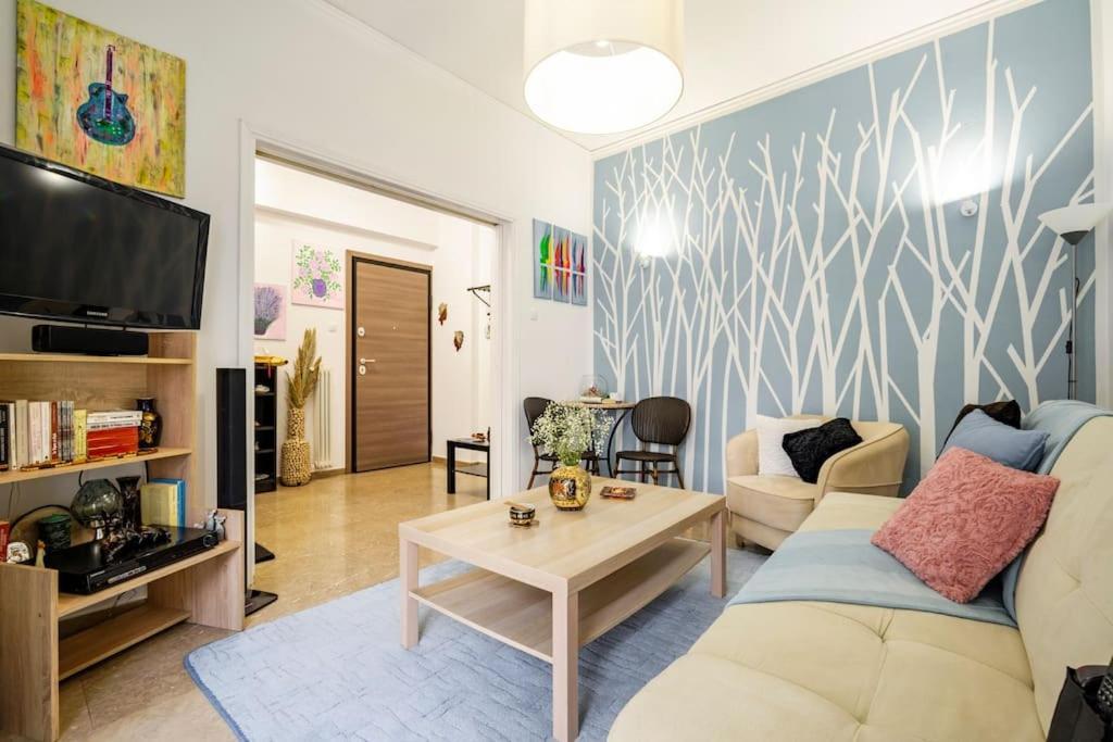 Athens Paradise Cozy 53 Sqm Apartament Near To Metro ภายนอก รูปภาพ