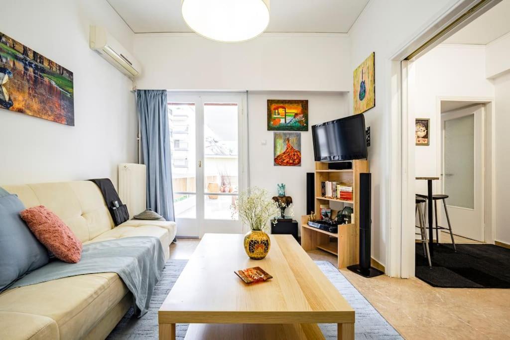 Athens Paradise Cozy 53 Sqm Apartament Near To Metro ภายนอก รูปภาพ