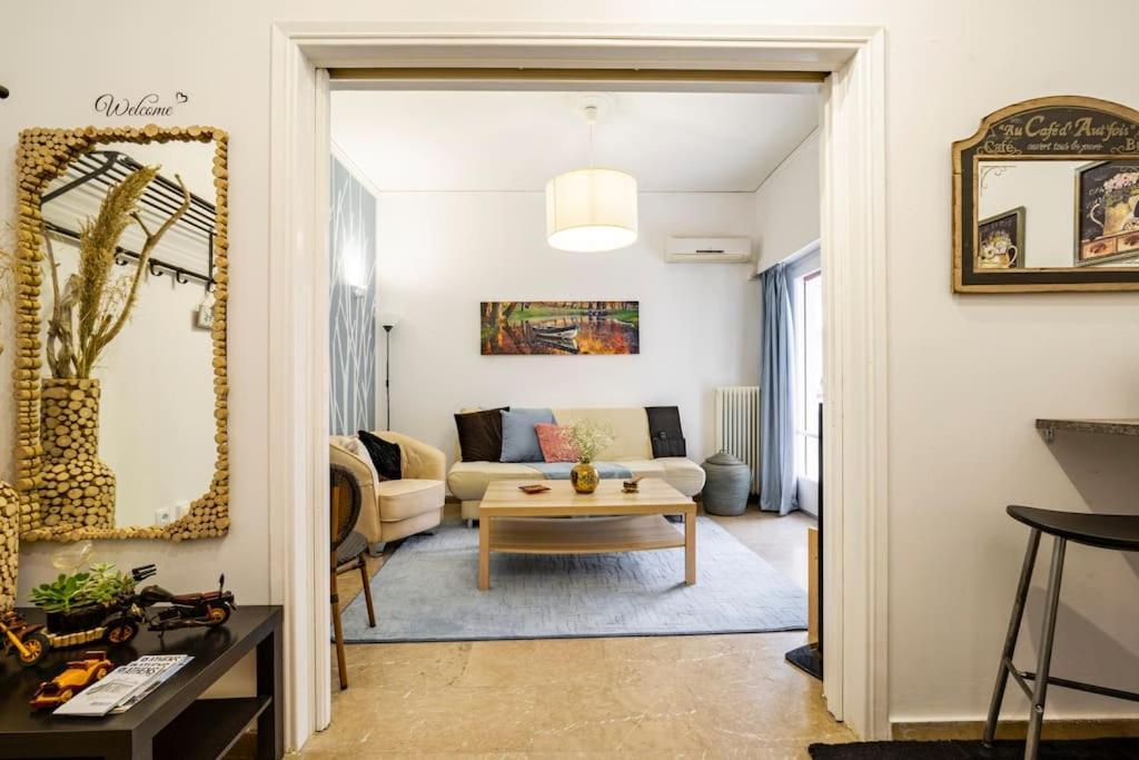 Athens Paradise Cozy 53 Sqm Apartament Near To Metro ภายนอก รูปภาพ